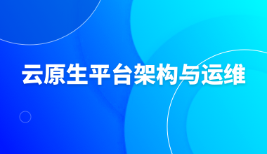 云原生平台架构与运维