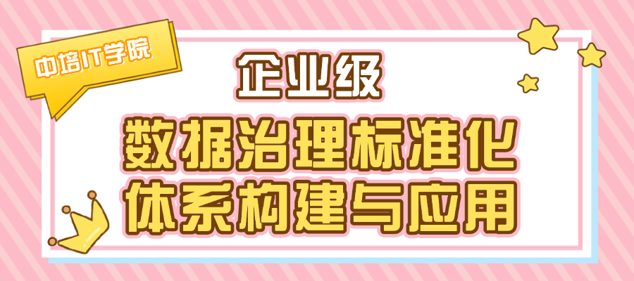 数据治理，数据架构及标准化方法研究与应用（企业内训）